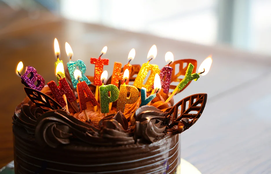 Birthday celebration at Broxburn Care Home