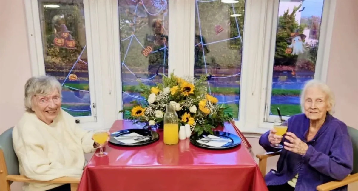 Celebration tea at Broxburn Care Home West Lothian