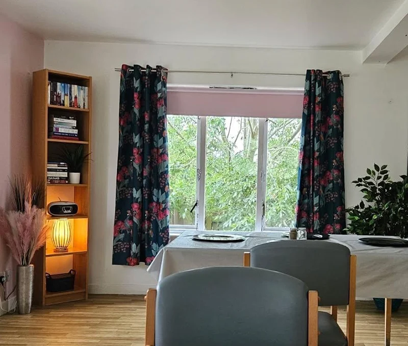 Intimate dining area at Broxburn Care Home West Lothian