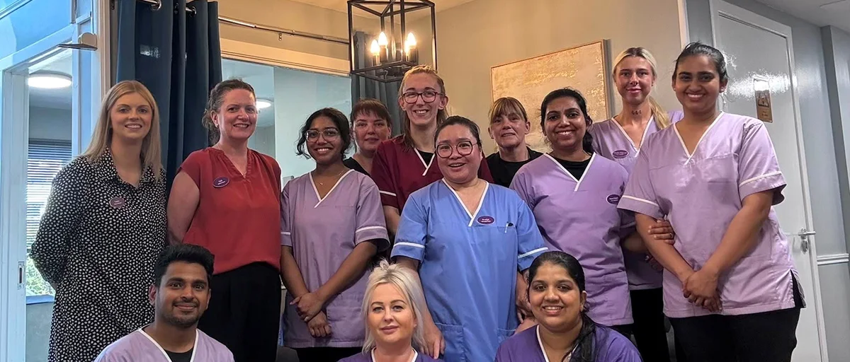 The team at Broxburn Care Home West Lothian