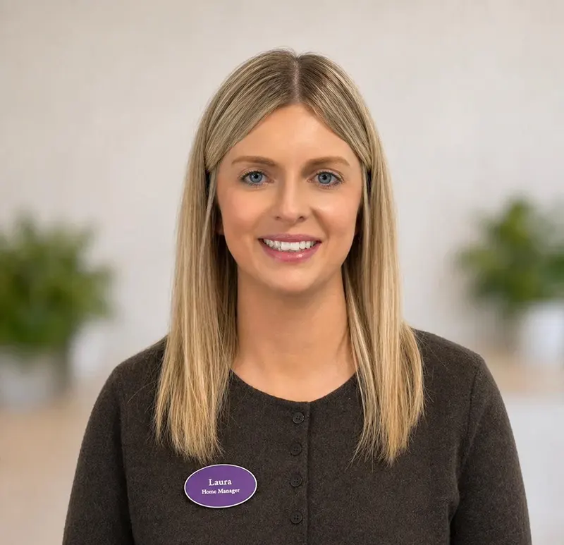 Laura McCorisken, Home Manager at Broxburn Care Home